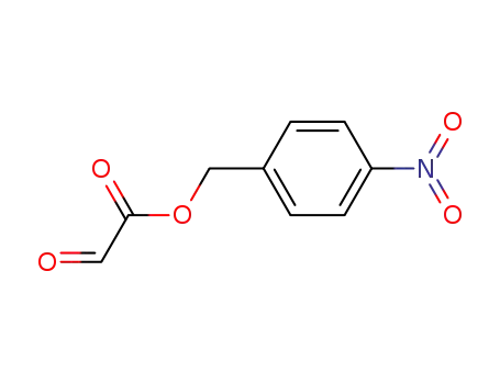 Molecular Structure of 64370-35-0 (Acetic acid, oxo-, (4-nitrophenyl)methyl ester)