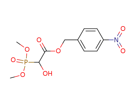 Acetic acid, (dimethoxyphosphinyl)hydroxy-, (4-nitrophenyl)methyl ester