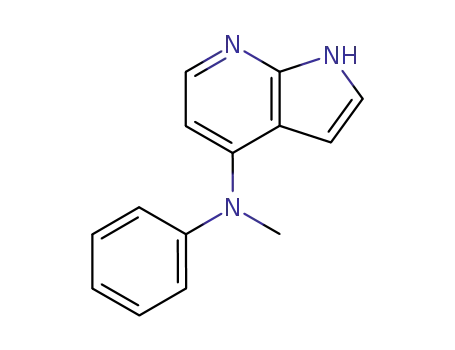 1H-Pyrrolo[2,3-b]pyridin-4-amine, N-methyl-N-phenyl-