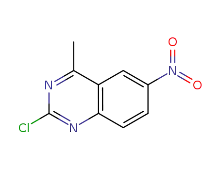 Molecular Structure of 850172-44-0 (Quinazoline, 2-chloro-4-methyl-6-nitro-)