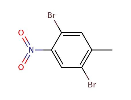 Molecular Structure of 219310-40-4 (2,5-Dibromo-4-nitrotoluene)
