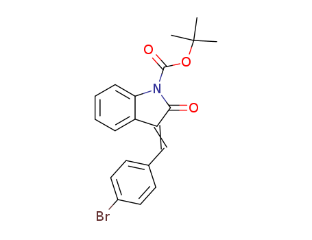 1H-Indole-1-carboxylic acid,  3-[(4-bromophenyl)methylene]-2,3-dihydro-2-oxo-, 1,1-dimethylethyl  ester