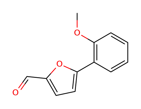 Molecular Structure of 94078-20-3 (5-(2-METHOXY-PHENYL)-FURAN-2-CARBALDEHYDE)