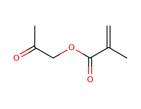 Molecular Structure of 44901-95-3 (2-Propenoic acid, 2-methyl-, 2-oxopropyl ester)