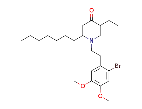 4(1H)-Pyridinone,
1-[2-(2-bromo-4,5-dimethoxyphenyl)ethyl]-5-ethyl-2-heptyl-2,3-dihydro-