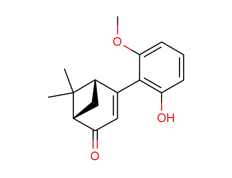 4-(2-Methoxy-6-hydroxyphenyl)-6,6-dimethylbicyclo<3.1.1>hept-3-en-2-one