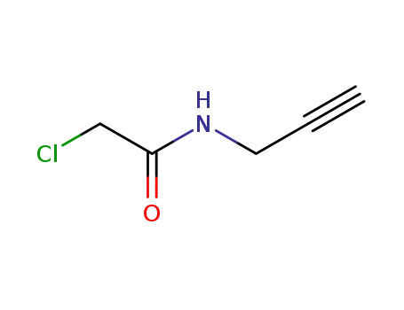 Molecular Structure of 7458-03-9 (2-CHLORO-N-PROP-2-YNYLACETAMIDE)