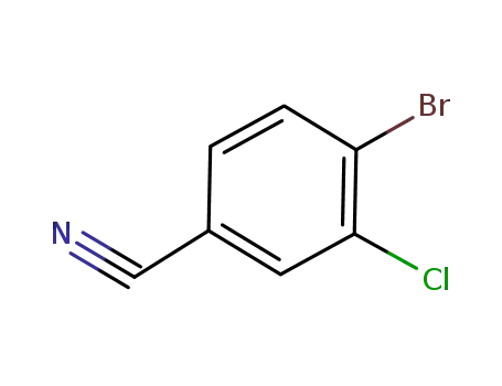 Molecular Structure of 57418-97-0 (4-BROMO-3-CHLOROBENZONITRILE)