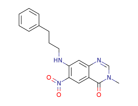 3-methyl-6-nitro-7-(3-phenylpropylamino)quinazolin-4-one