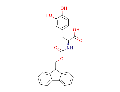 Molecular Structure of 137018-93-0 (FMOC-3,4-DIHYDROXY-L-PHENYLALANINE)