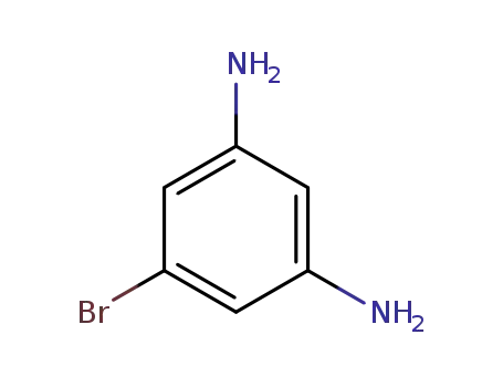 Molecular Structure of 33786-90-2 (5-Bromo-1,3-phenylenediamine)