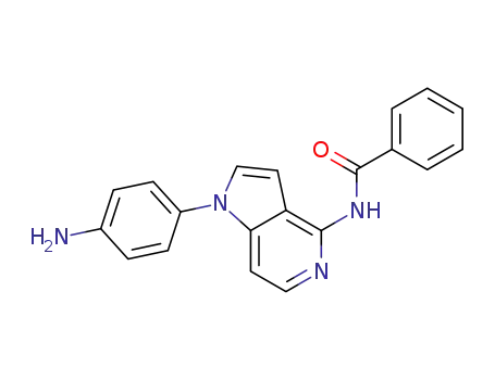 N-(1-(4-aminophenyl)-1H-pyrrolo[3,2-c]pyridin-4-yl)benzamide