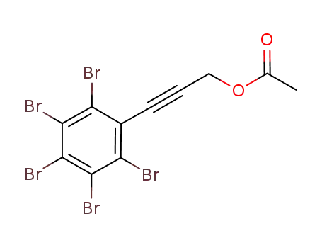 3-(2,3,4,5,6-pentabromophenyl)prop-2-yn-1-yl acetate