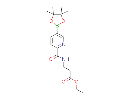 ethyl 3-(5-(4,4,5,5-tetramethyl-1,3,2-dioxaborolan-2-yl)picolinamido)propanoate
