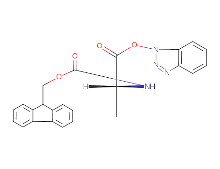 Molecular Structure of 131124-64-6 (Fmoc-D-Ala Benzotriazole Ester)