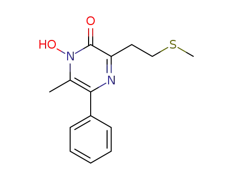 1-hydroxy-6-methyl-2-oxo-5-phenyl-3-(3-thiabutyl)-1,2-dihydropyrazine