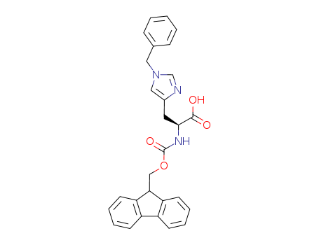 3-(1-benzylimidazol-4-yl)-2-(9H-fluoren-9-ylmethoxycarbonylamino)propanoic acid cas  84030-19-3