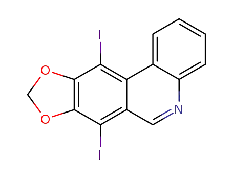 7,11-diiodo-[1,3]dioxolo[4,5-j]phenanthridine