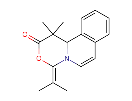 2H,4H-[1,3]Oxazino[4,3-a]isoquinolin-2-one,
1,11b-dihydro-1,1-dimethyl-4-(1-methylethylidene)-