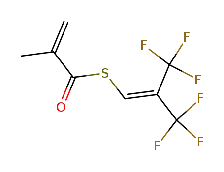2-Methyl-thioacrylic acid S-(3,3,3-trifluoro-2-trifluoromethyl-propenyl) ester