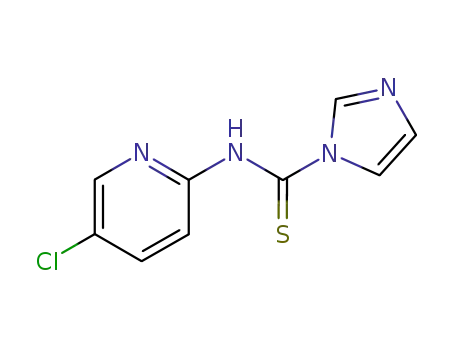 Molecular Structure of 149488-61-9 (1H-Imidazole-1-carbothioamide, N-(5-chloro-2-pyridinyl)-)