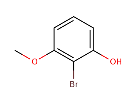 Molecular Structure of 135999-16-5 (2-BROMO-3-METHOXYPHENOL)