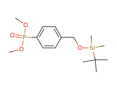 Phosphonic acid,
[4-[[[(1,1-dimethylethyl)dimethylsilyl]oxy]methyl]phenyl]-, dimethyl ester
