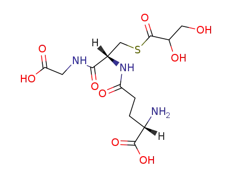 Molecular Structure of 50409-84-2 (S-glyceroylglutathione)