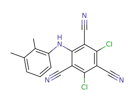 4,6-Dichloro-2-(2,3-dimethylanilino)benzene-1,3,5-tricarbonitrile