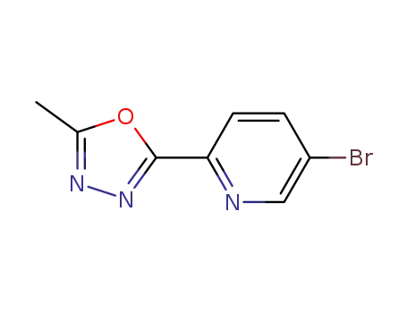 Pyridine, 5-bromo-2-(5-methyl-1,3,4-oxadiazol-2-yl)-