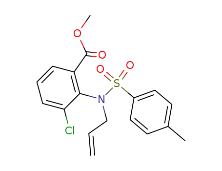 N-allyl-N-p-toluenesulfonyl-3-chloroanthranilic acid methyl ester
