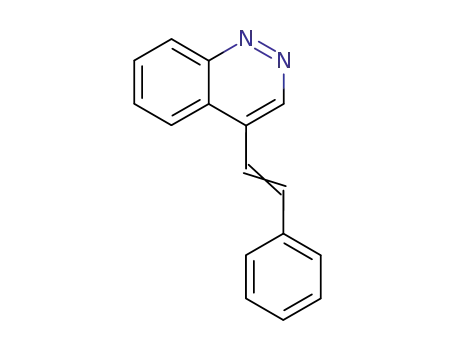 Molecular Structure of 6334-39-0 (4-(2-phenylethenyl)cinnoline)