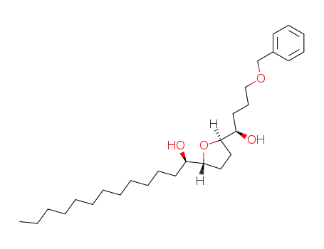 (R)-1-[(2R,5R)-5-((R)-4-Benzyloxy-1-hydroxy-butyl)-tetrahydro-furan-2-yl]-tridecan-1-ol