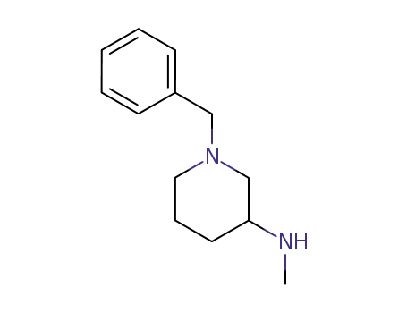 Molecular Structure of 60717-45-5 (N-Methyl-1-(phenylmethyl)-3-piperidinamine)