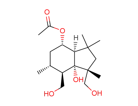 (1R,3aR,4S,6R,7R,7aR)-7a-hydroxy-1,7-bis(hydroxymethyl)-1,3,3,6-tetramethyloctahydro-1H-inden-4-yl acetate