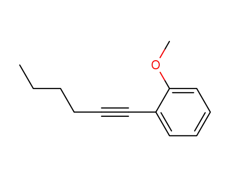Benzene, 1-(1-hexynyl)-2-methoxy-