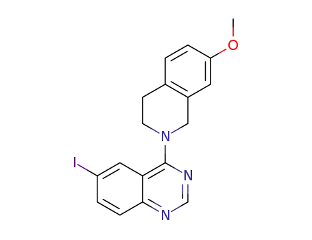 6-iodo-4-(7-methoxy-3,4-dihydro-1H-isoquinolin-2-yl)-quinazoline
