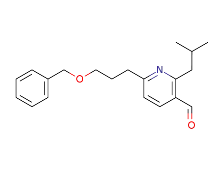 6-(3-benzyloxy-propyl)-2-isobutyl-pyridine-3-carbaldehyde