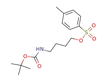 Molecular Structure of 180851-50-7 (toluene-4-sulfonic acid 4-tert-butoxycarbonylaminobutyl ester)