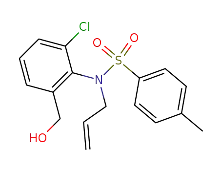 N-allyl-N-p-toluenesulfonyl-2-chloro-6-(hydroxymethyl)aniline