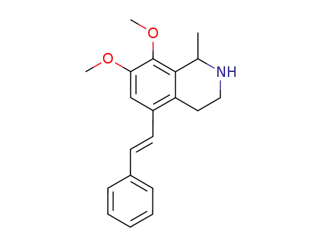 7,8-Dimethoxy-1-methyl-5-((E)-styryl)-1,2,3,4-tetrahydro-isoquinoline