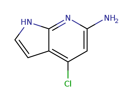 4-chloro-1H-pyrrolo[2,3-b]pyridin-6-amine