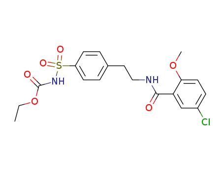 Glibenclamide  Impurity ( Ethyl 4-[2-(5-Chloro-2-methoxybenzamido)ethyl]benzene Sulfomide Carbamate)