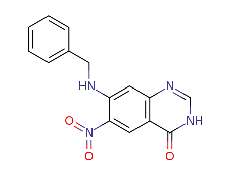 7-(benzylamino)-6-nitroquinazolin-4(1H)-one