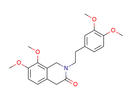 3(2H)-Isoquinolinone,
2-[2-(3,4-dimethoxyphenyl)ethyl]-1,4-dihydro-7,8-dimethoxy-