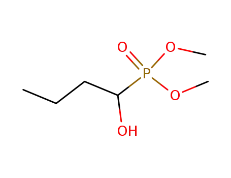 Molecular Structure of 23054-81-1 (Phosphonic acid, (1-hydroxybutyl)-, dimethyl ester)