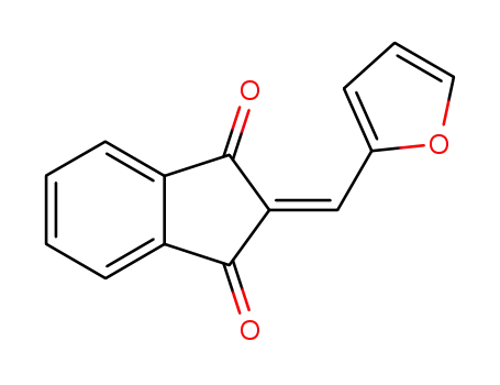Molecular Structure of 29874-41-7 (2-(2-FURYLMETHYLENE)-1H-INDENE-1,3(2H)-DIONE)