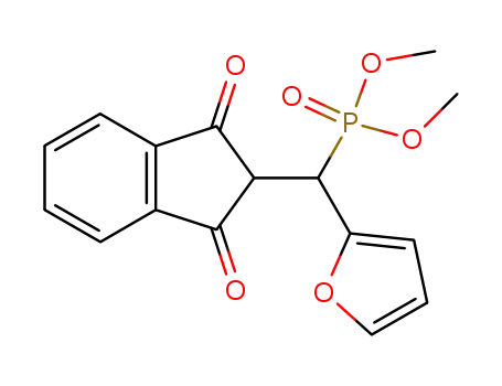 [(1,3-dioxo-indan-2-yl)-furan-2-yl-methyl]-phosphonic acid dimethyl ester