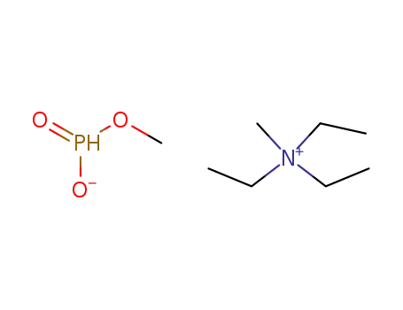 Molecular Structure of 122833-31-2 (phosphonic acid monomethyl ester methyltriethylammonium salt)