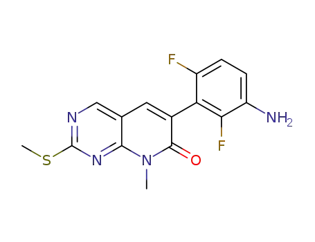 6-(3-amino-2,6-difluorophenyl)-8-methyl-2-(methylthio)pyrido[2,3-d]pyrimidin-7(8H)-one